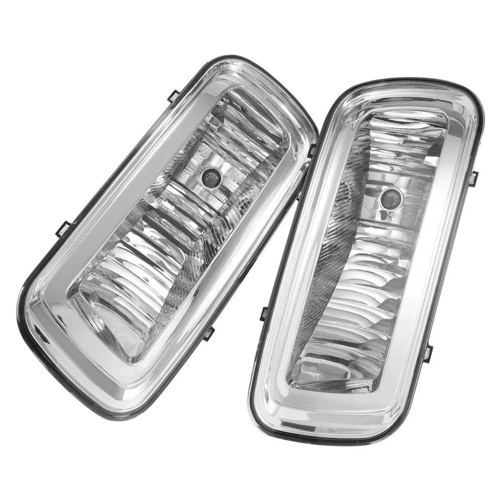 HECASA Pair Fog Lights W/Bulbs Clear Lens For Ford F-150 2004-2006 05 5L3Z15201A