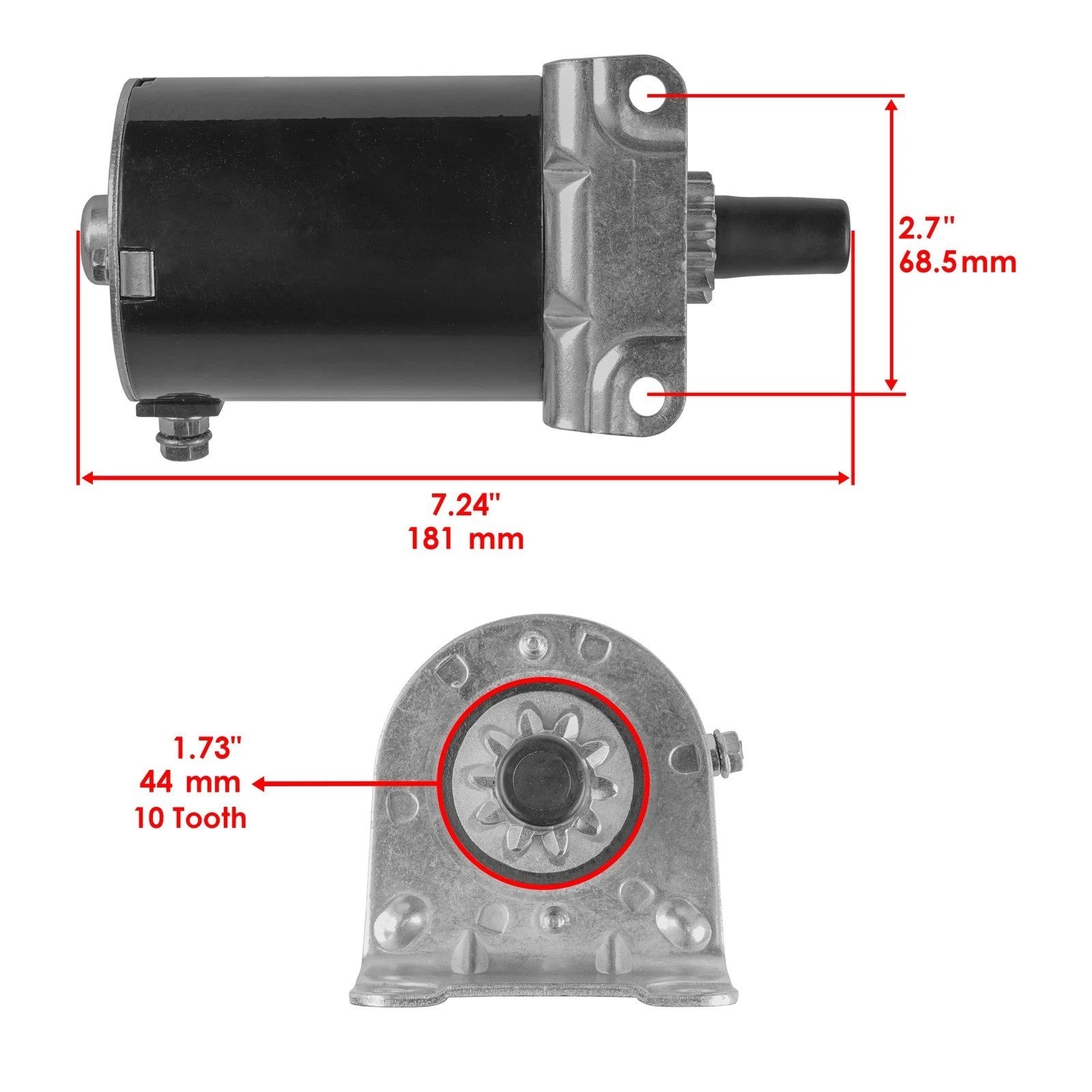 Starter for John Deere Tractor Lawn LT180 LTR180 X320 X324 X360 / MIA11564