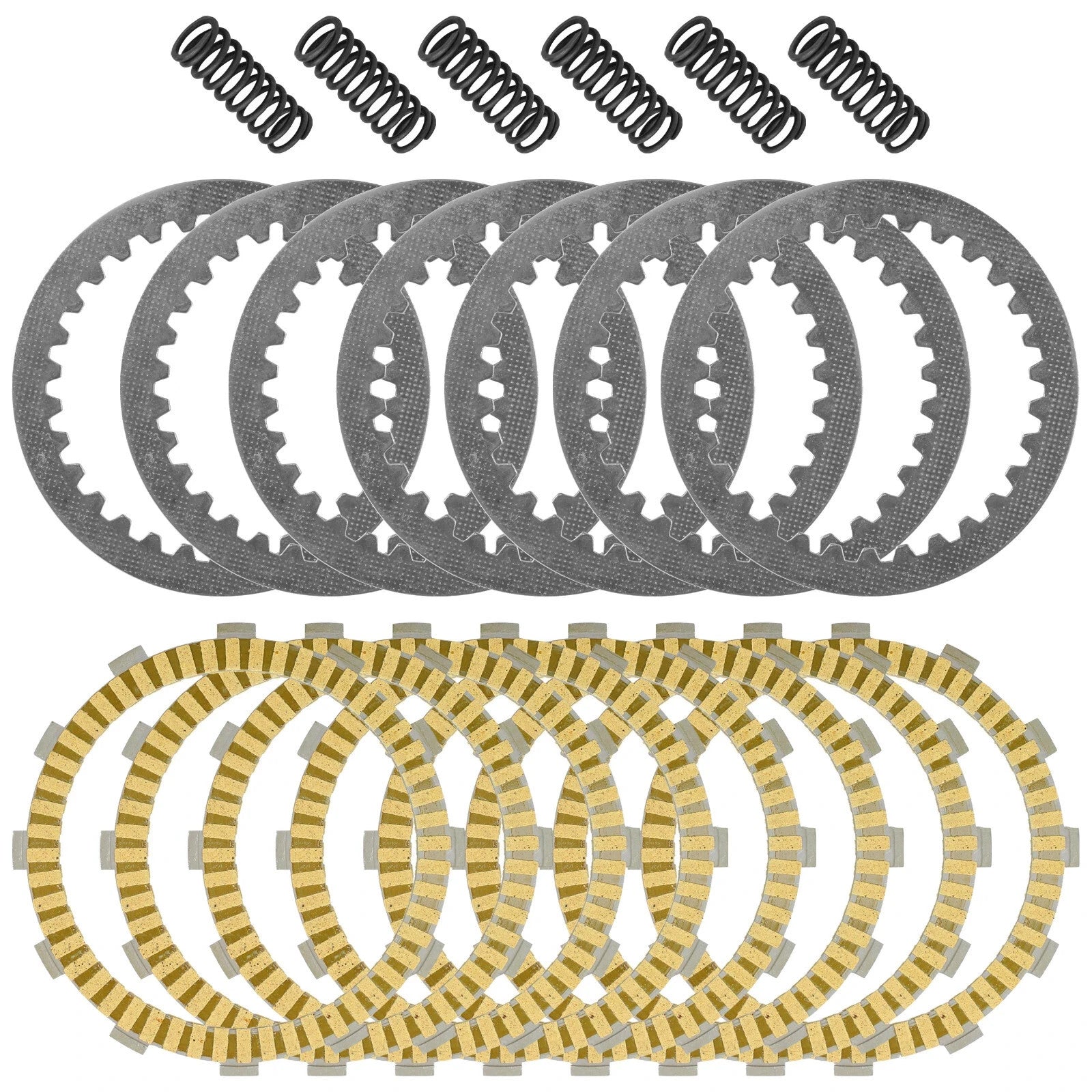 Clutch Friction Steel Plates And Springs Kit for Honda VTX1800 2002-2008
