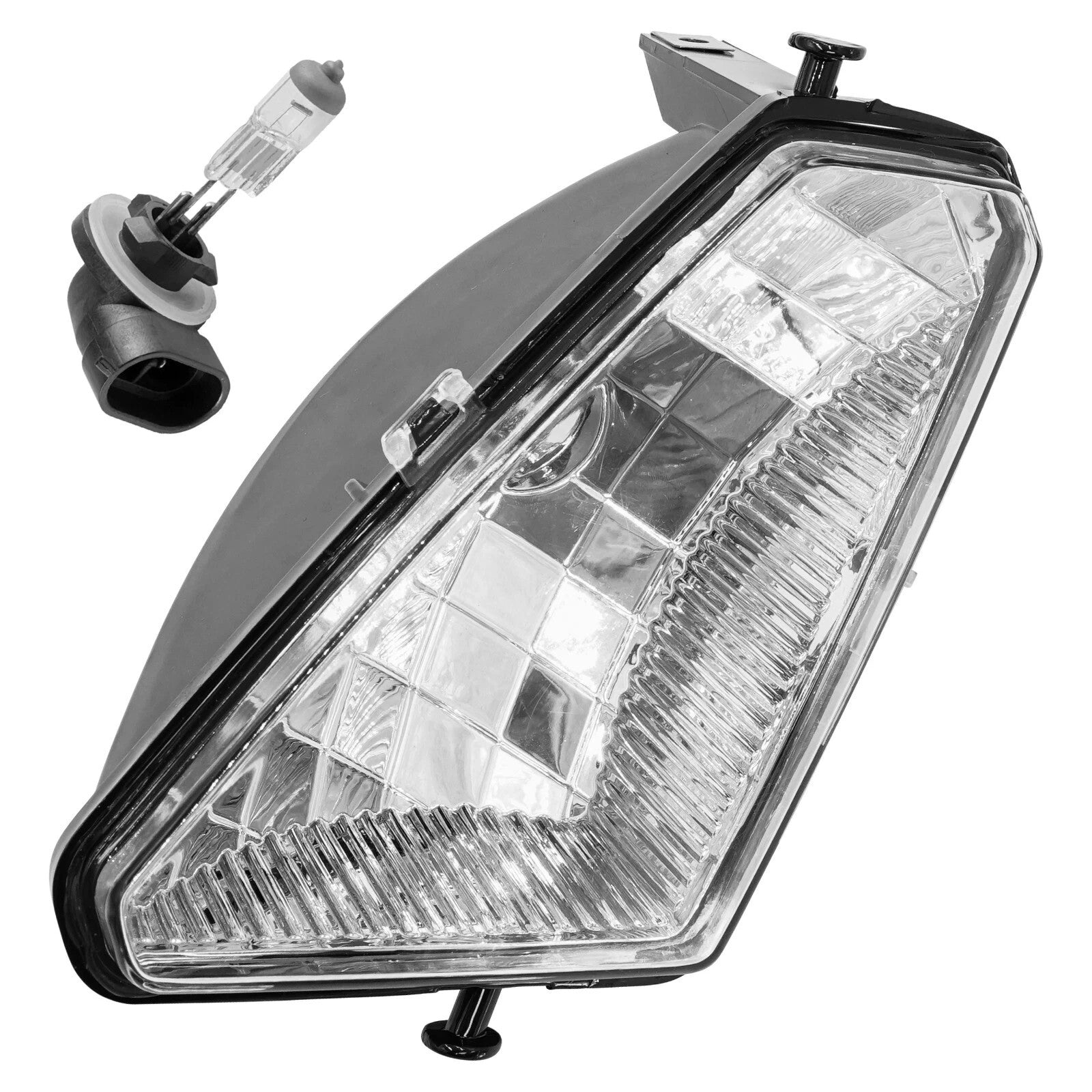 Caltric Right Headlight & Bulb For Polaris Sportsman 400 600 2005