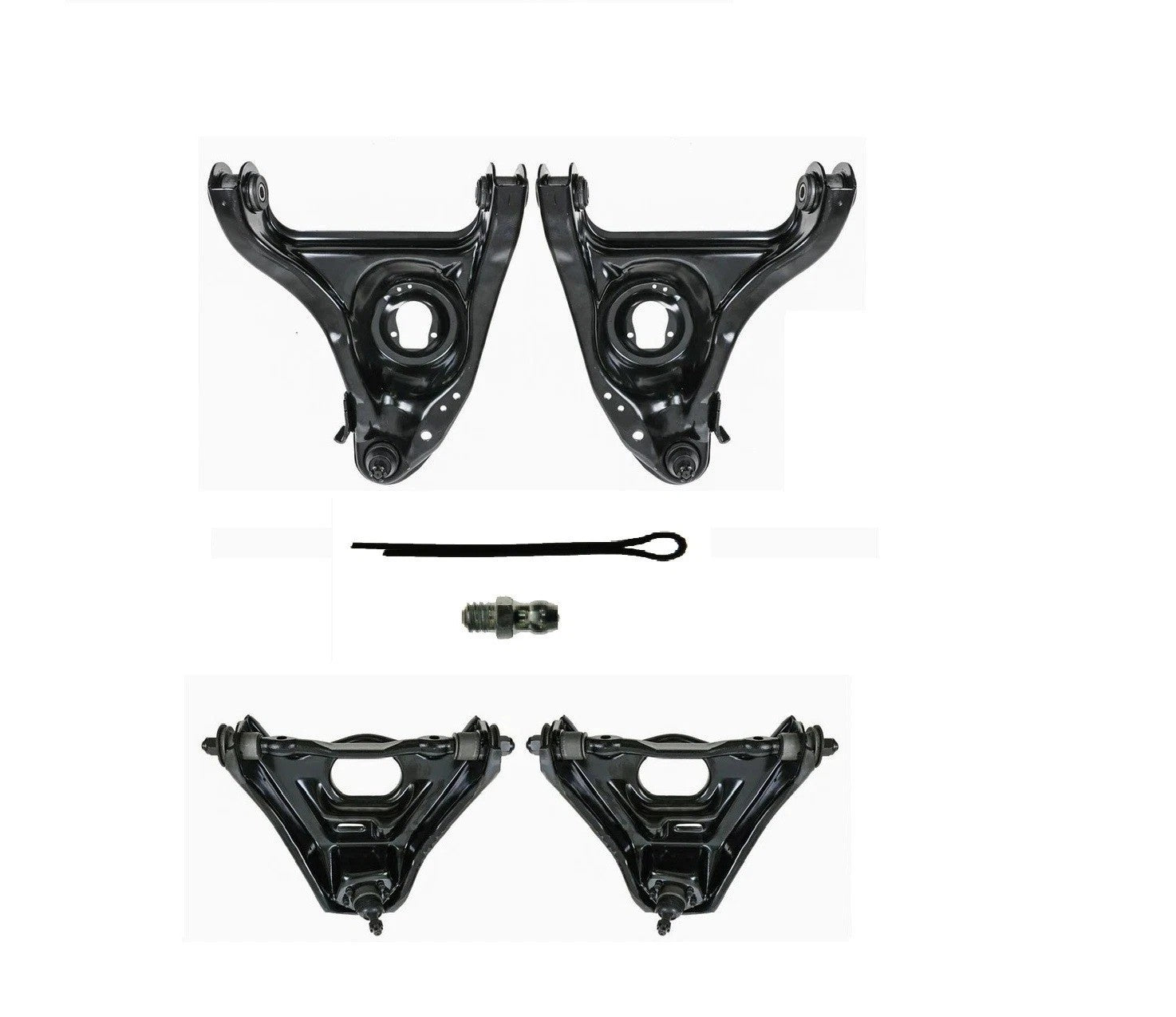 Front Upper & Lower Control Arms w/ Ball Joints 4 Piece Set for Chevy Buick New