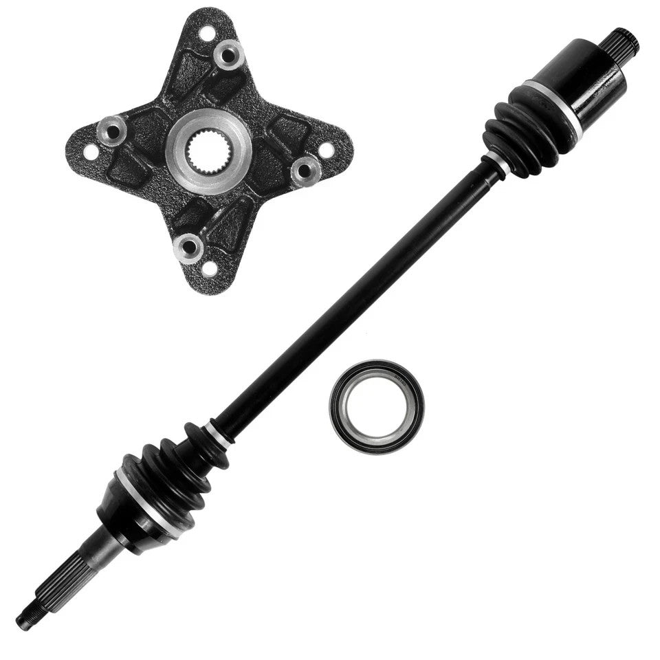 Rear Wheel Hub CV Joint Axle W/ Bearing For Polaris RZR 4 XP 900 2012-2013
