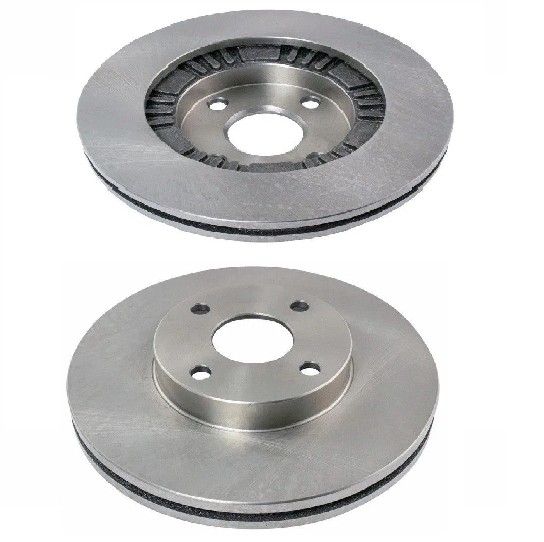 Front Brake Pad & Rotor Kit Brake Rotor For 2001-2003 Mazda Protege