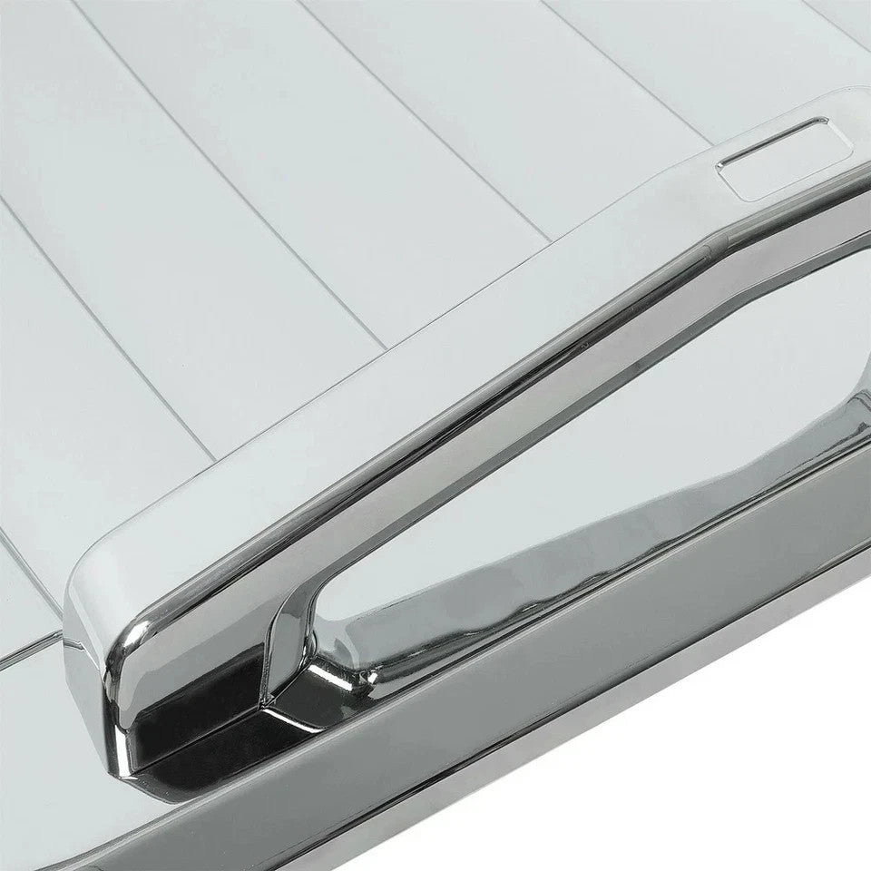 FOR 2006-2010 HUMMER H3 HOOD DECK VENT PANEL HANDLE COVER TRIM BEZEL CHROME 3PCS