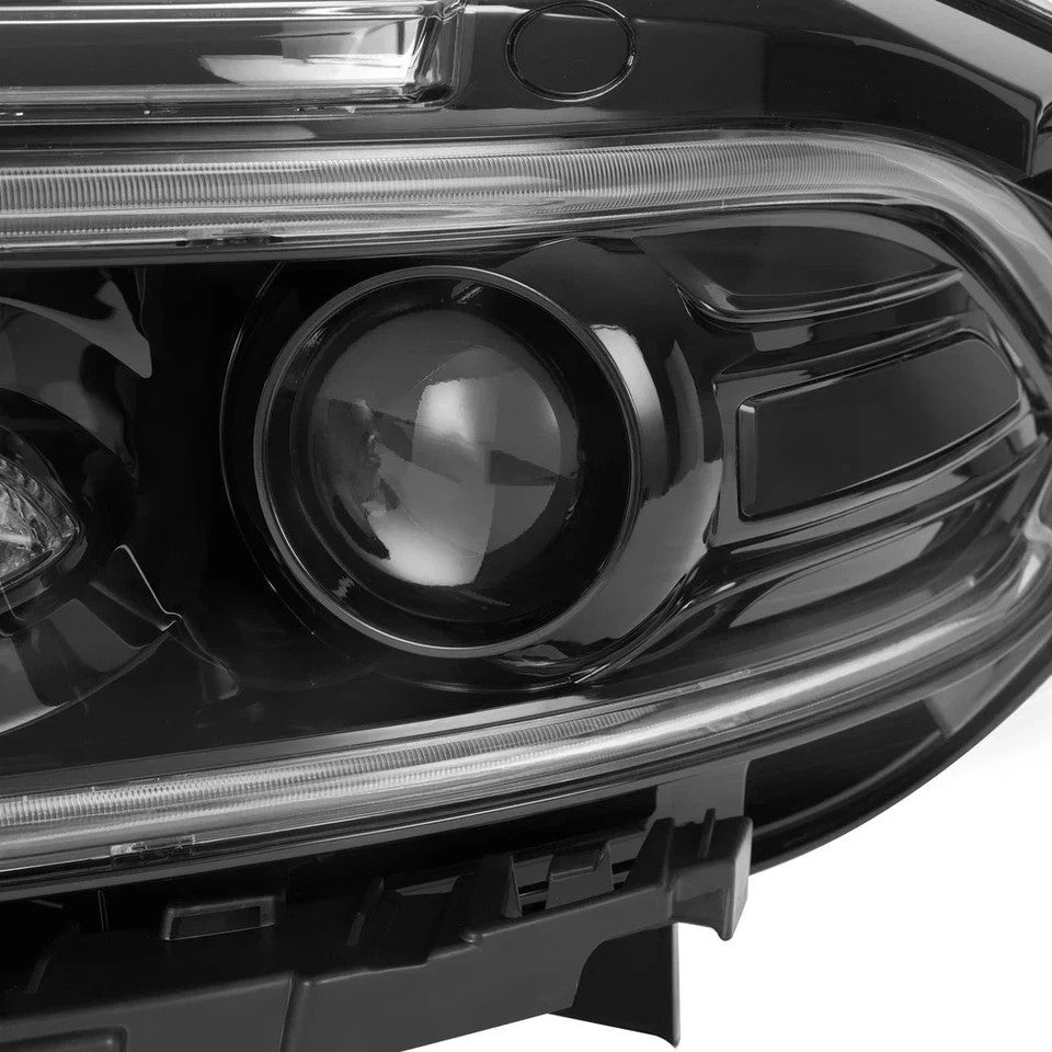HECASA Halogen LED DRL Projector Headlights Lamps For 2015-2022 Dodge Charger