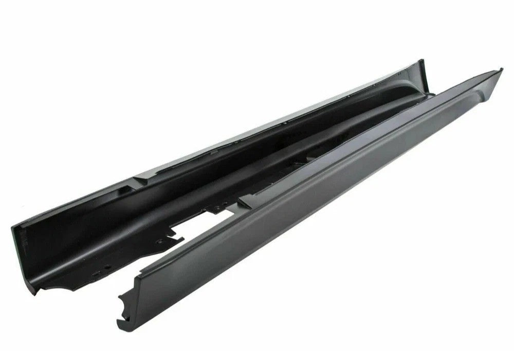 Pair Side Skirts Rocker Panels For 12-18 BMW F30 F31 3 Series Sedan F80 M Style