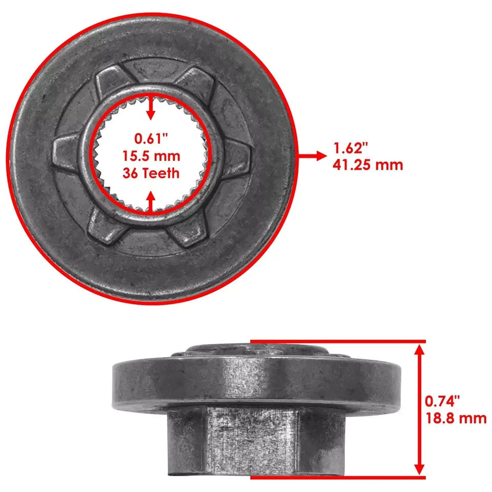 756-04002 956-04002 Transmission Pulley for Ryobi White Outdoor MTD Cub Cadet