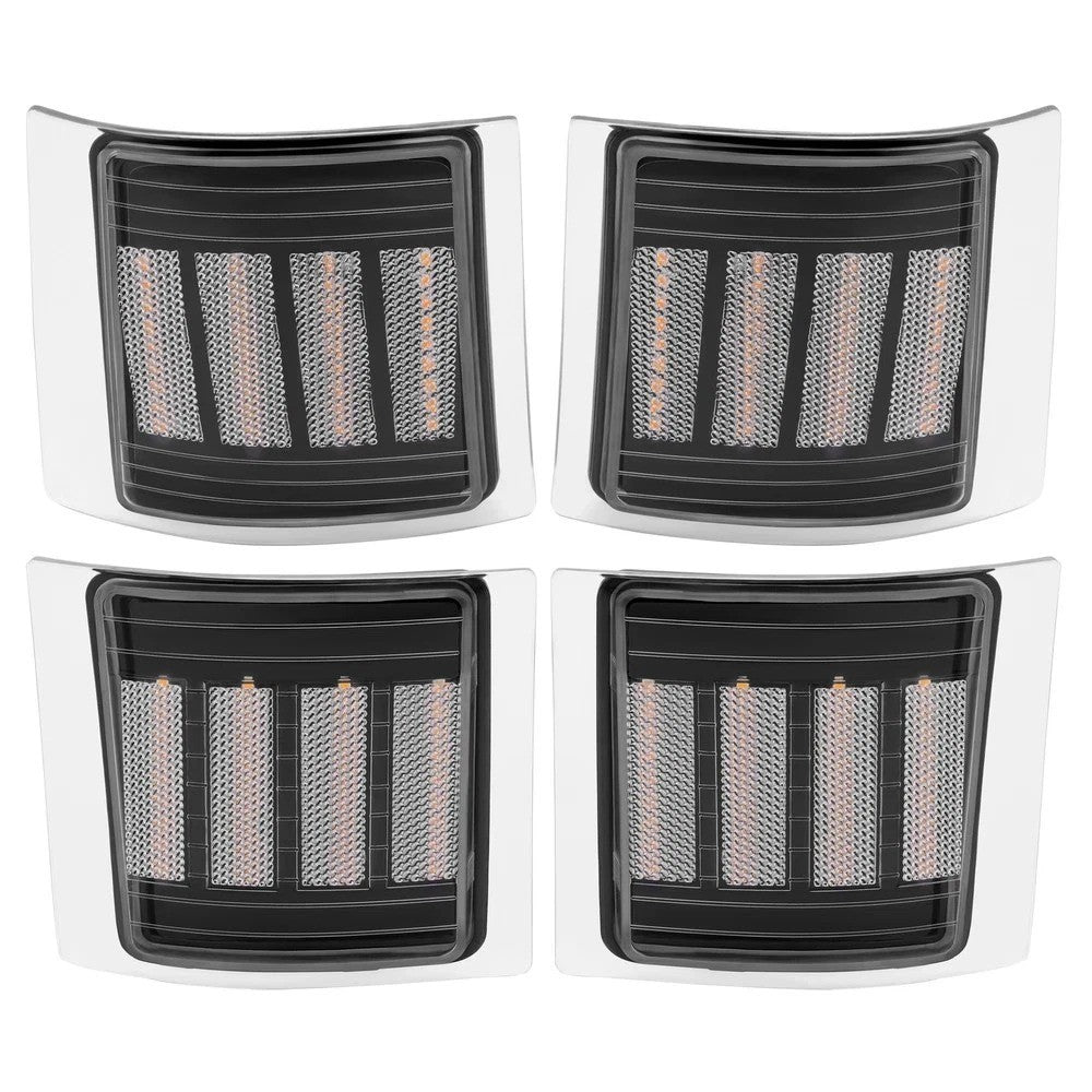 Sequential LED Corner Side Marker Lights Lamp For Chevy C/K 1500 2500 3500 94-98