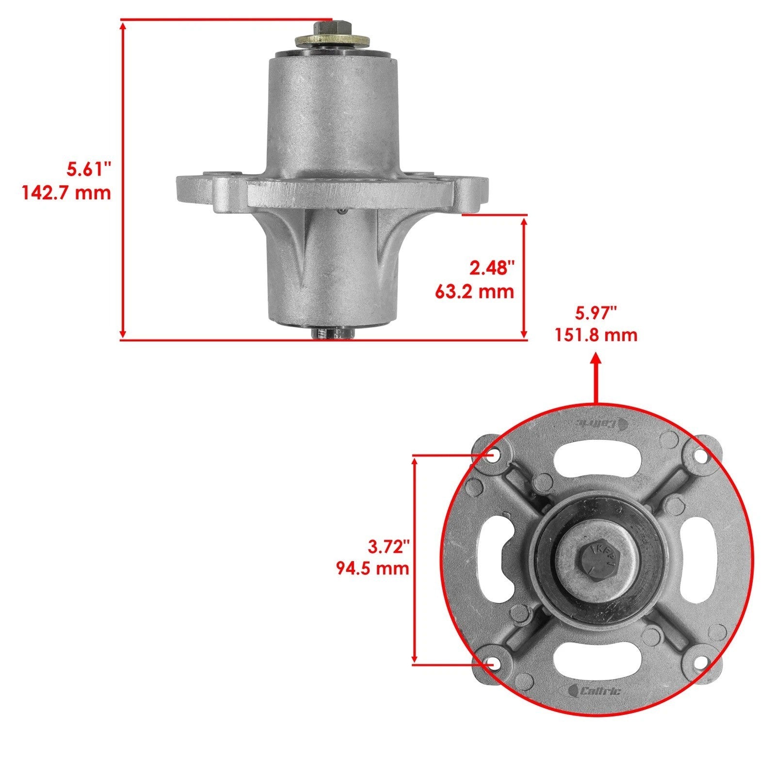 Spindle For Snapper 200Z 285Z 300Z 360Z ZTX110 42" 46" 52" Zero-Turn Mower