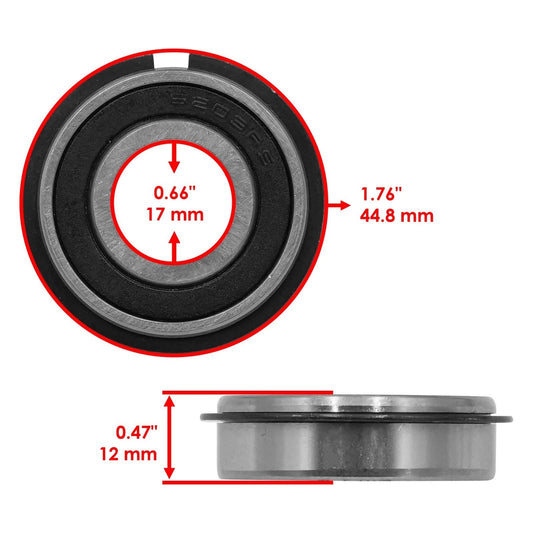 Caltric Transmission Bearing For Troy-Bilt 10530 2410  941-0563  741-0563
