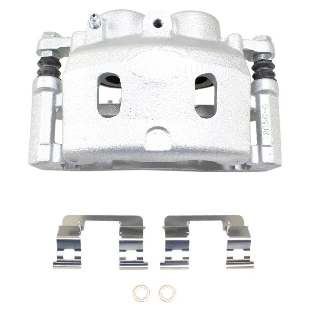 Front Brake Calipers Pads & Drilled Rotors Fits Escalade Sierra Silverado Tahoe