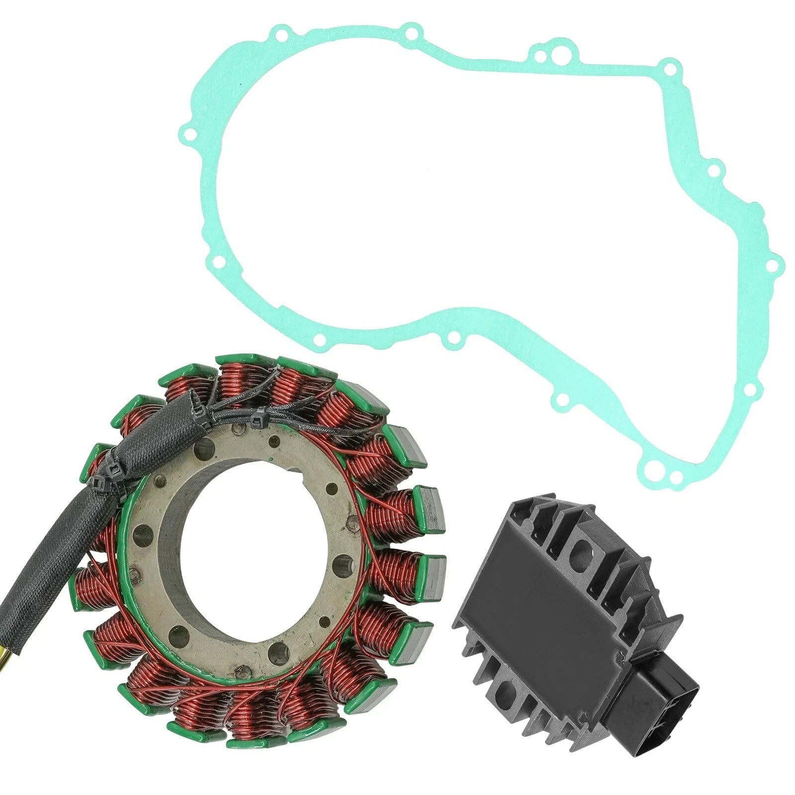 Stator And Regulator Rectifier W/Gasket for Yamaha Big Bear 400 YFM400 2002-2012