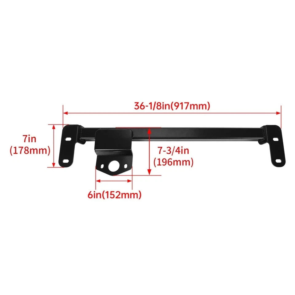 Gear Box Steering Stabilizer Bar Brace KIT Fits 09-22 Dodge Ram 2500 3500 4WD