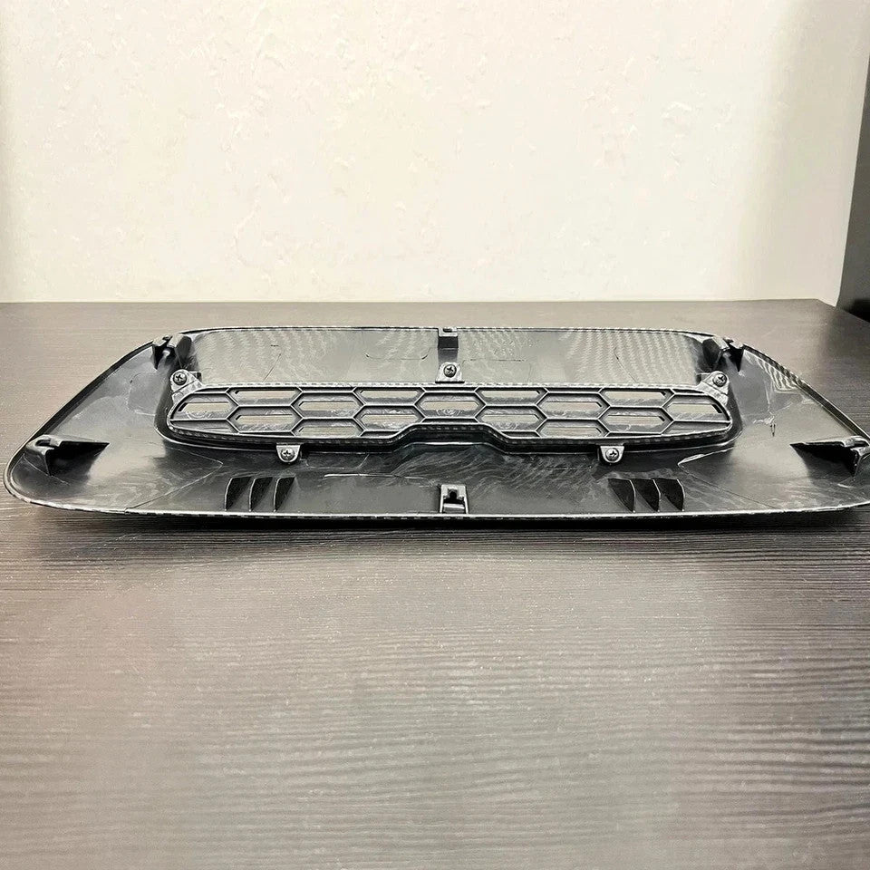 Front Air Intake Vent Hood Scoop For Mini Cooper S R56 2007-13 Carbon Fiber Look