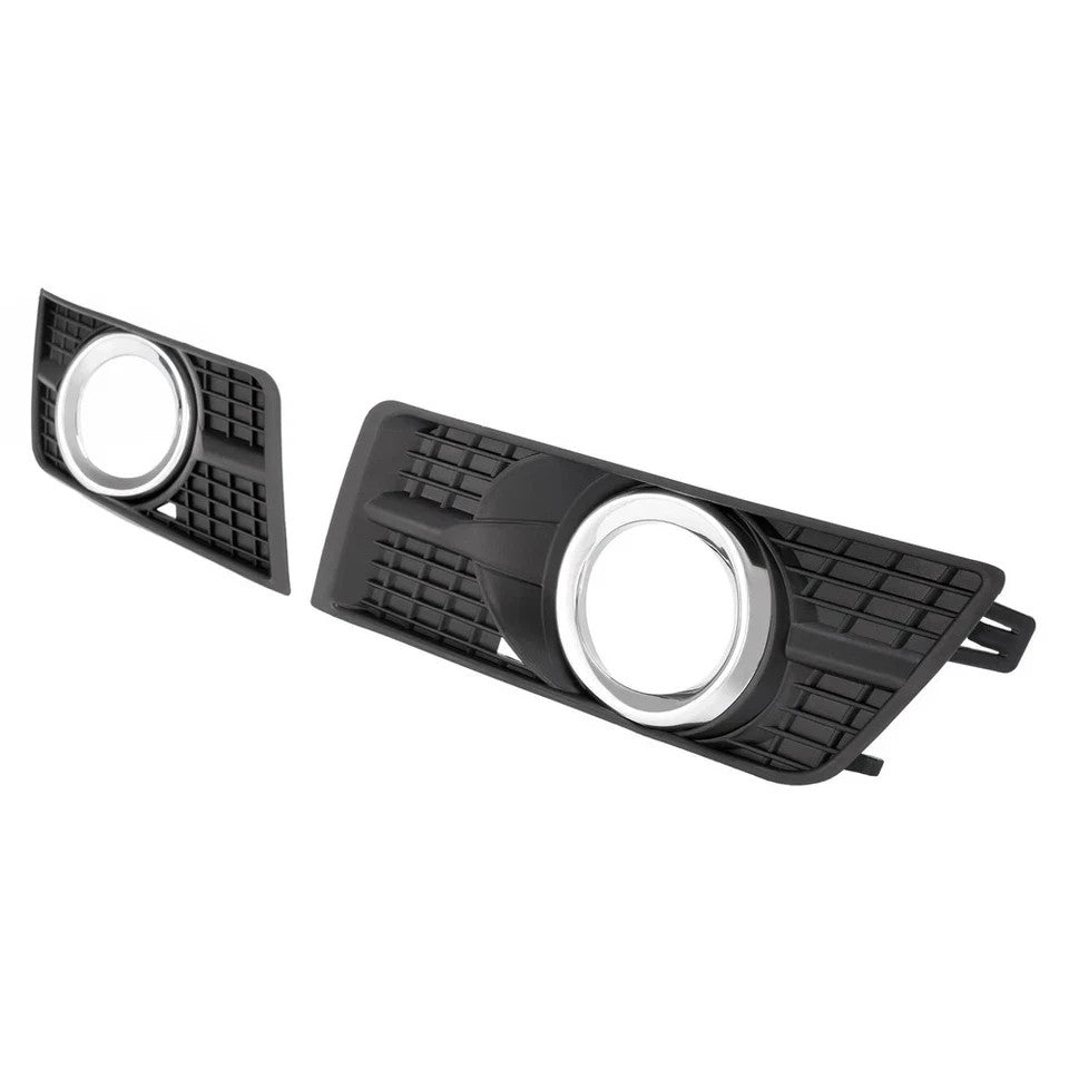 HECASA Fog Light Cover Bezel Chrome For Cadillac SRX 2010-2016 Left&Right Side