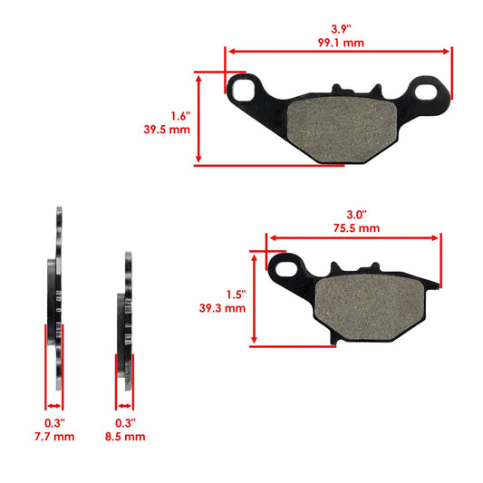 Brake Pads for Suzuki RM85 RM85L 2002 2003 2004 2005 2006 Front Motorcycle Pads