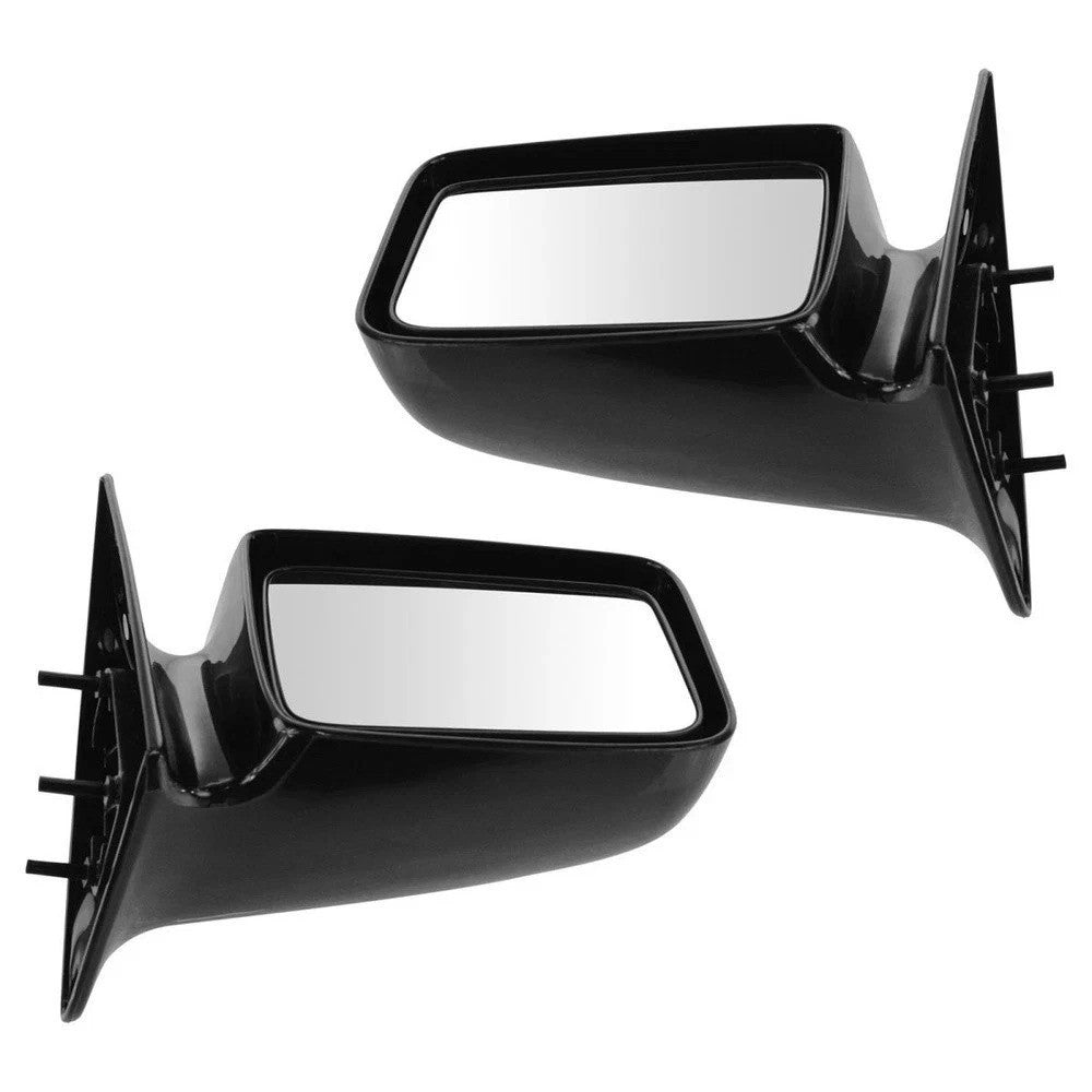 Manual Side Mirrors Set Pair Left LH & Right RH for 87-96 Dakota Pickup Truck