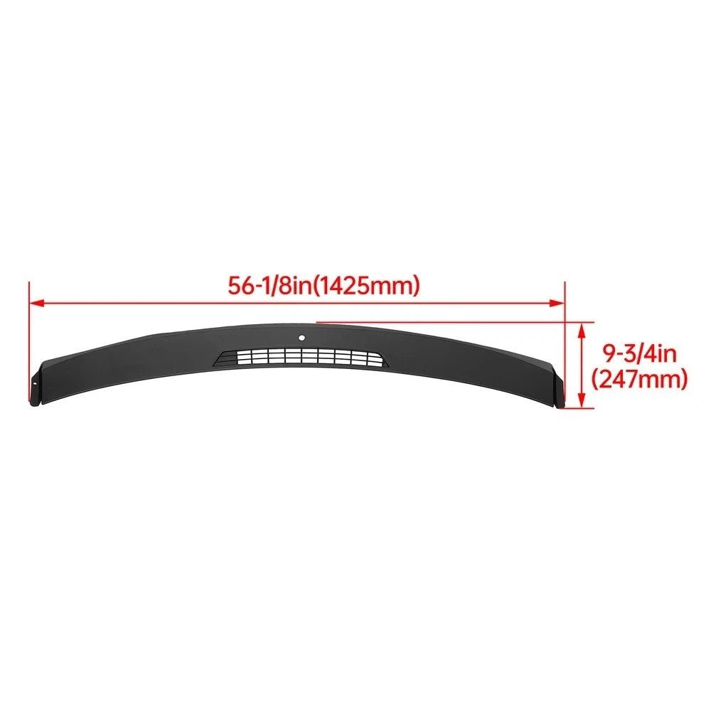 For 2006-16 Impala Black Upper Dash panel Cover Trim Defrost Vent W/Sensor Hole