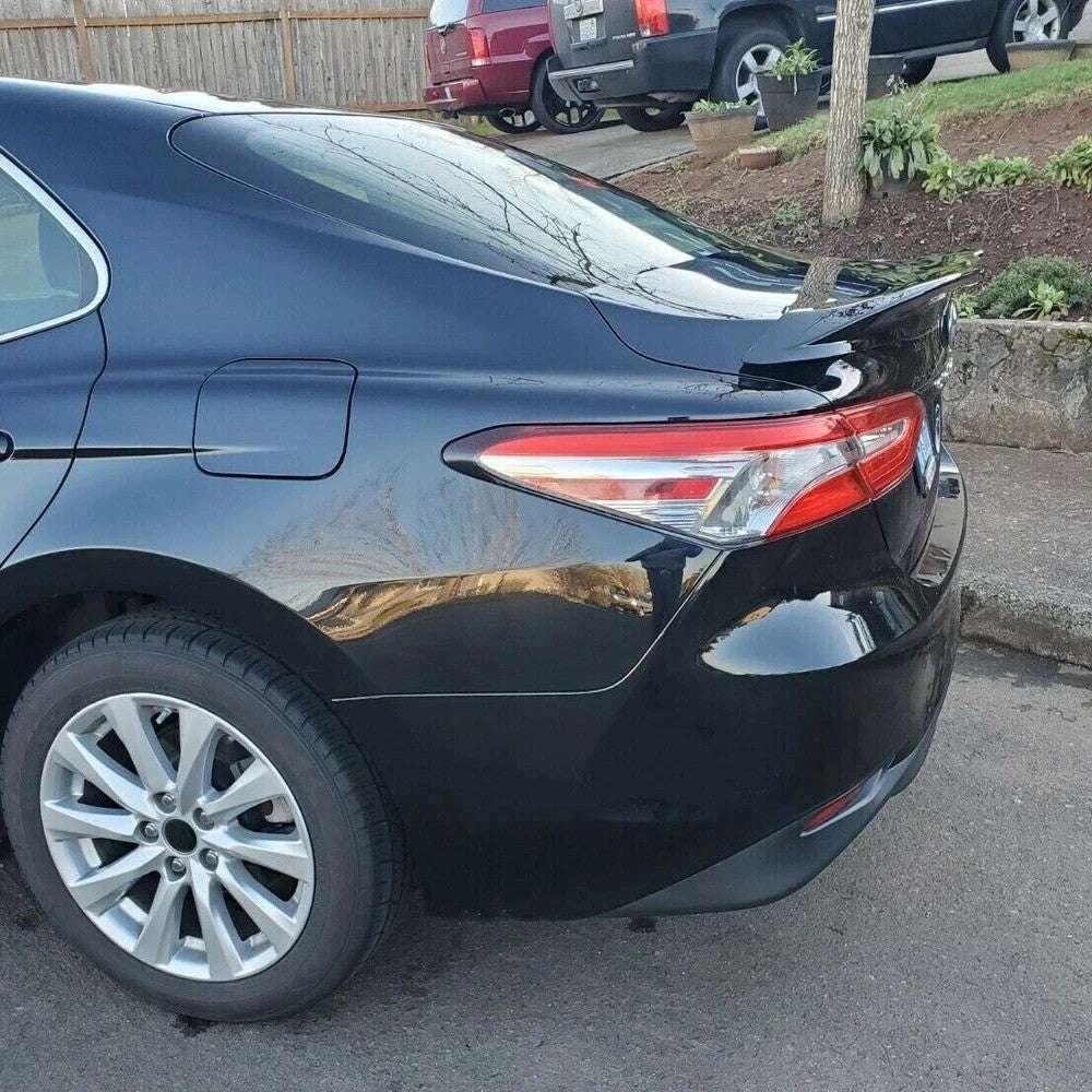 For 2018-2024 Toyota Camry Gloss Black JDM TRD Style Duckbill Trunk Spoiler Wing