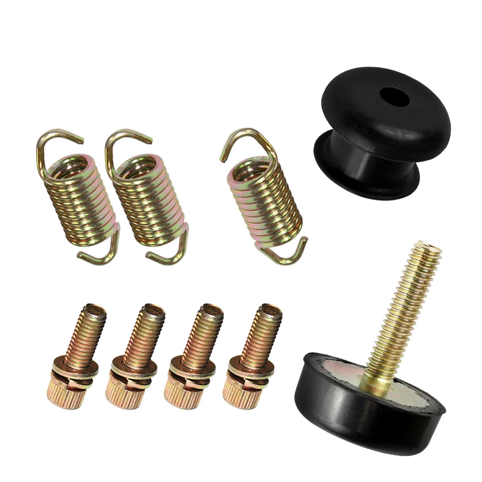 Complete Exhaust Muffler Silencer Kit for Polaris RZR S 800 EFI 2009 2010-2014
