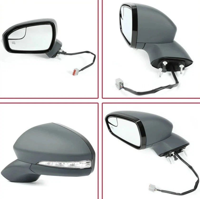 Power Mirror For Ford Fusion S SE 2013-2016 LH RH Manual Fold Heated Paintable