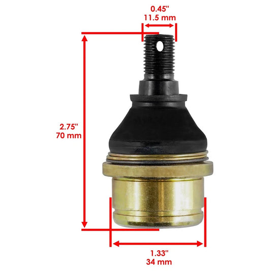 Two Upper Ball Joints for Honda TRX420FM TRX420FM1 TRX420FM2 Rancher 2007-2014