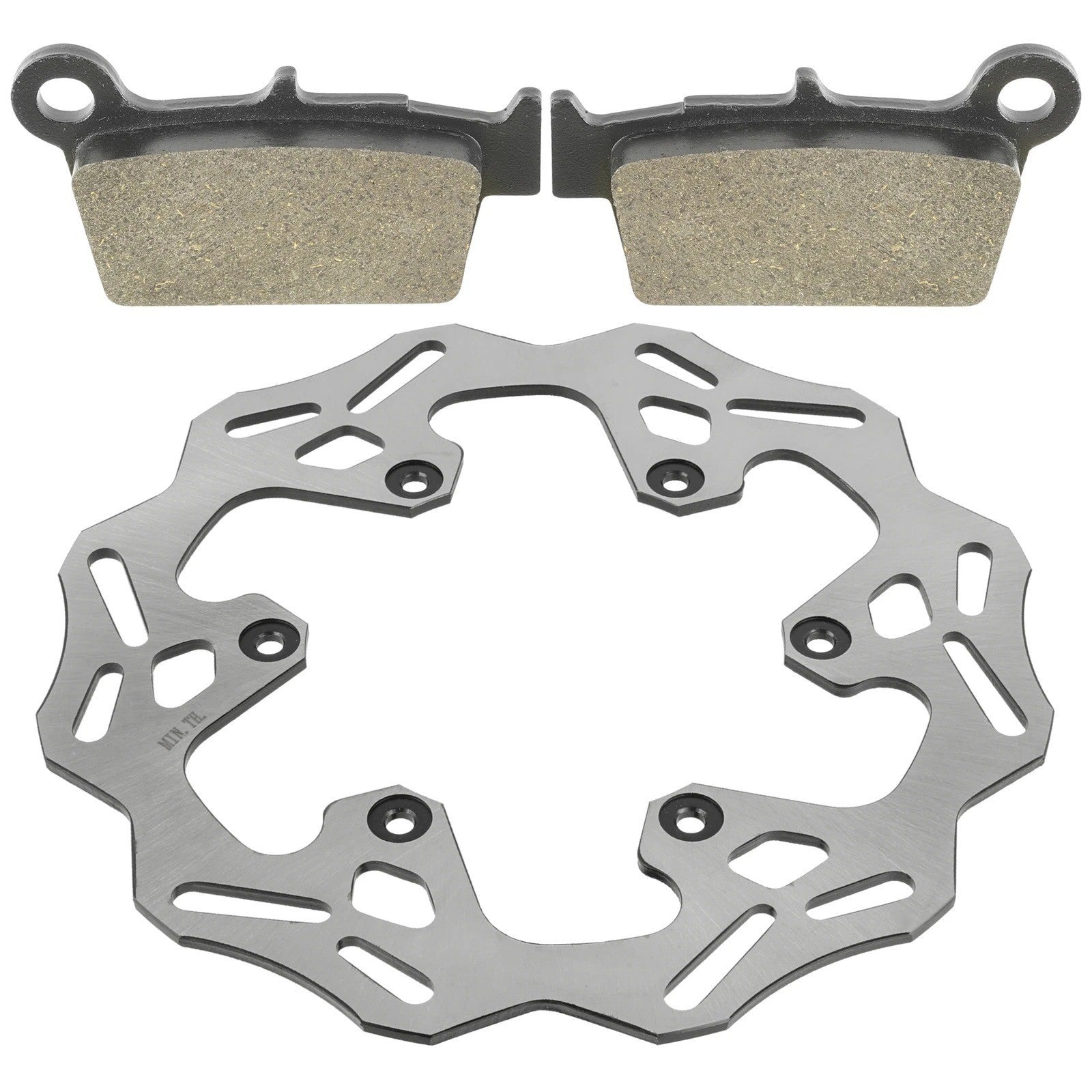 Rear Brake Disc Rotor W / Brake Pad Fits Yamaha YZ125 YZ250 YZ450F 2003 - 2025