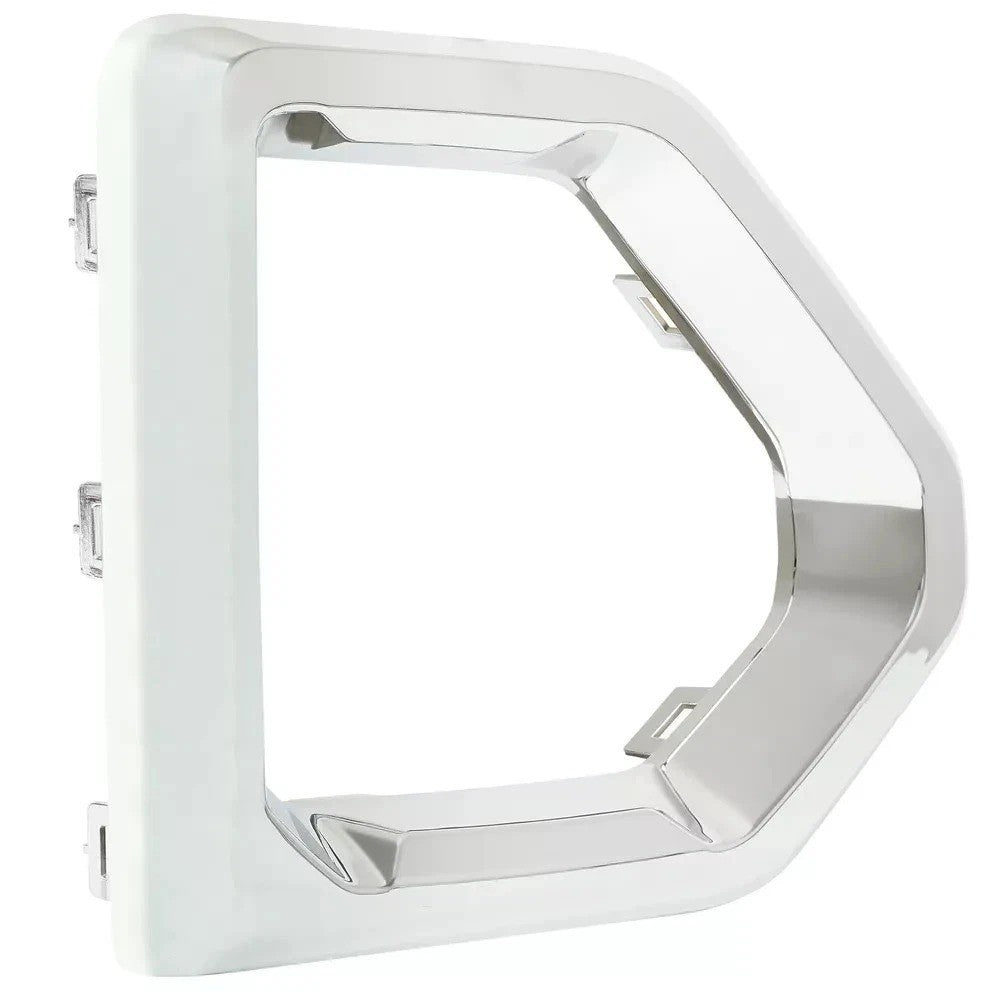 HECASA Fog Light Trim Bezel Cover Chrome For GMC Sierra 1500 Denali 2019-2022