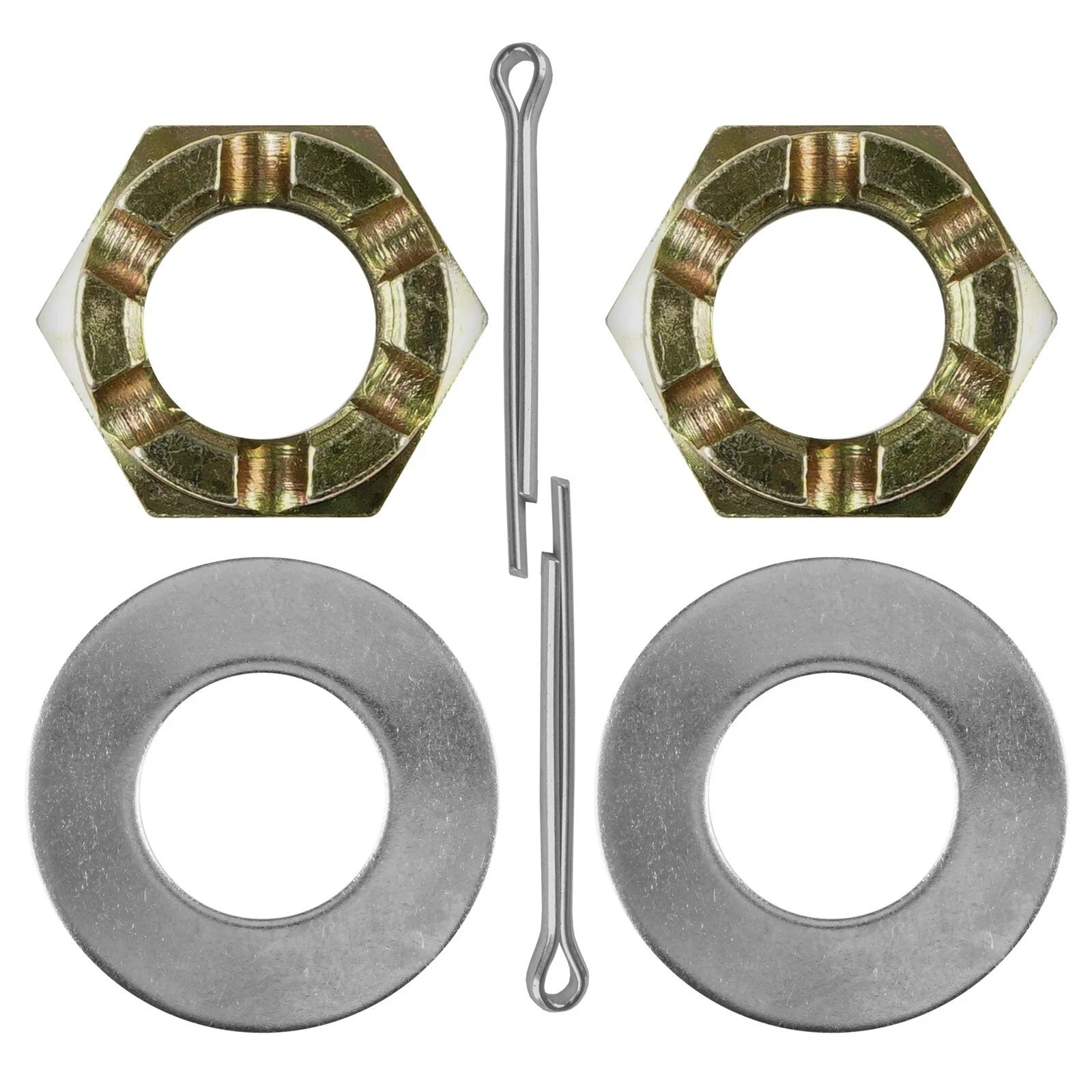 2x Clutch Washer & Rear Axle Nut for Polaris Trail Boss 350L 2x4 4x4 1990-1993