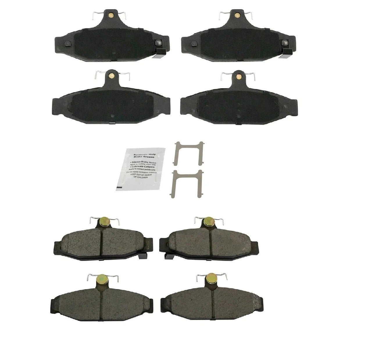 Ceramic Brake Pad Rear Set for Chevy Camaro Corvette Pontiac Firebird