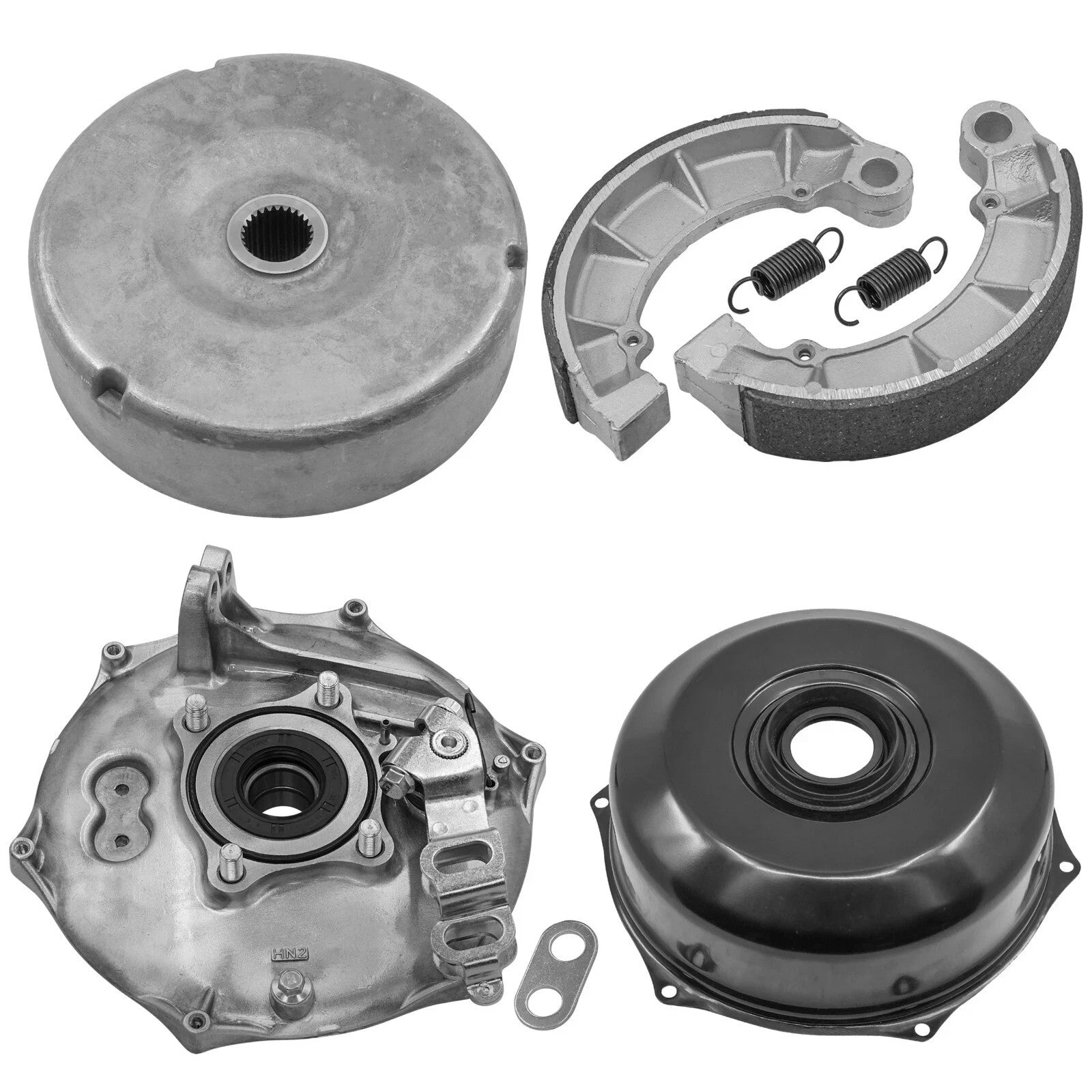 43010-HN2-000 Rear Brake Panel & Drums With Shoe For Honda TRX500 