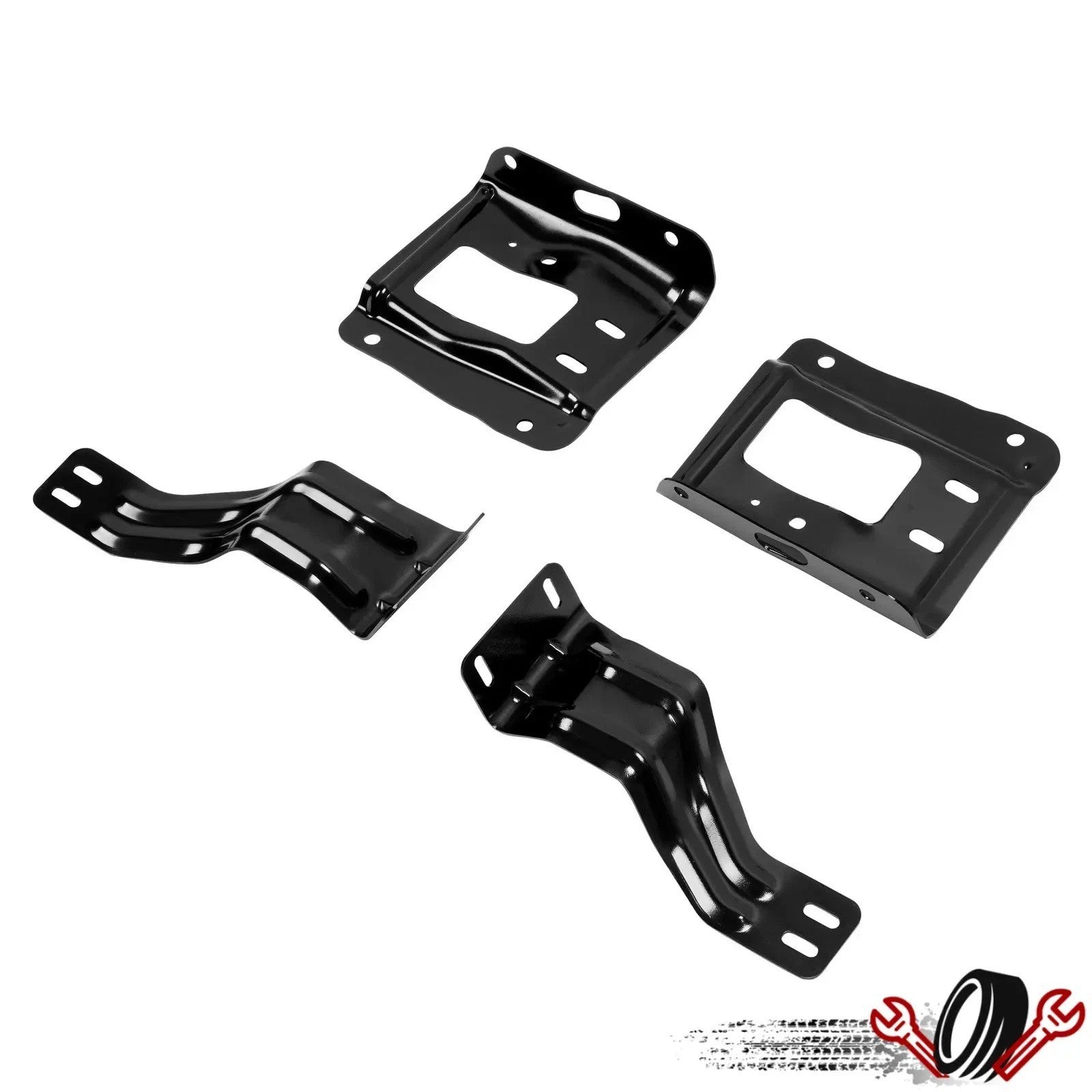 Fit For 2011-2016 Ford F-250 Super Duty Front Bumper Bracket 4PCS Left and Right