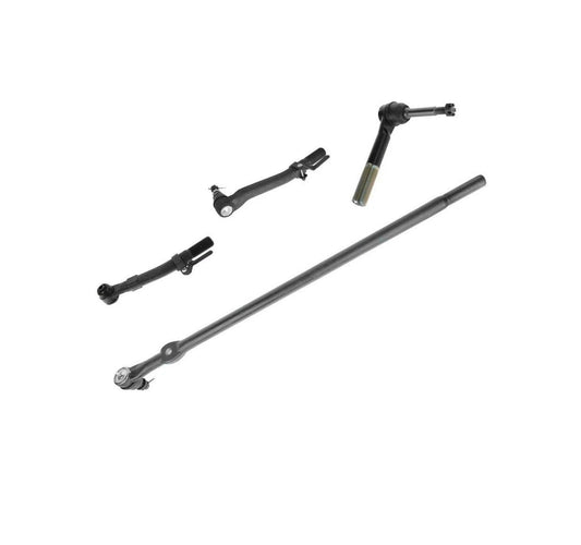 4 Piece Kit Tie Rod End Steering Drag Link LH RH Set for 08-10 Super Duty 4WD