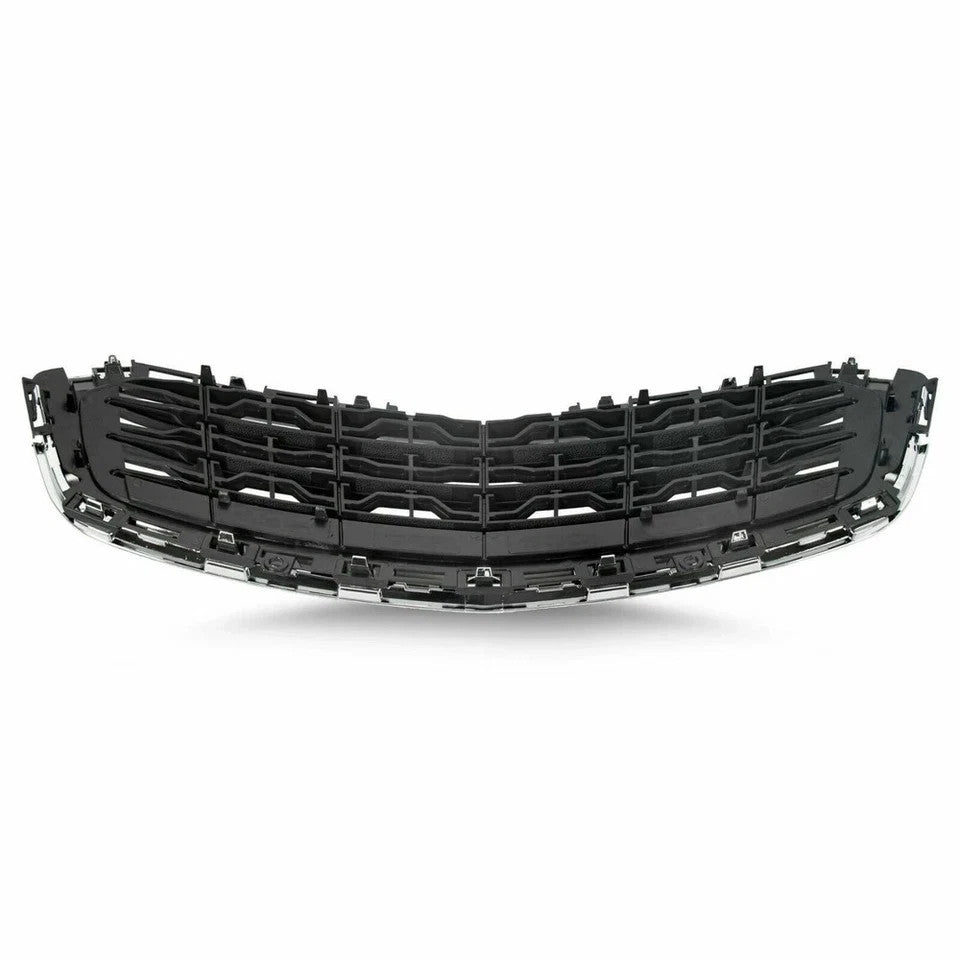 For 2015 Chevrolet Chevy Cruze Black Front Lower Grille Assembly Chrome Molding