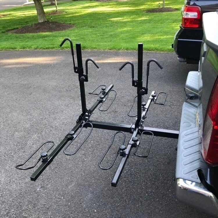 Hitch Mount 4-Bike Rack Carrier Receiver 2" For Car SUV 240lbs