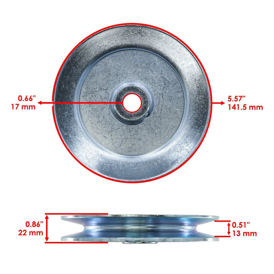 125-5574 1255574 139-2433 110-6864 1392433 1106864 Spindle Pulley for Toro