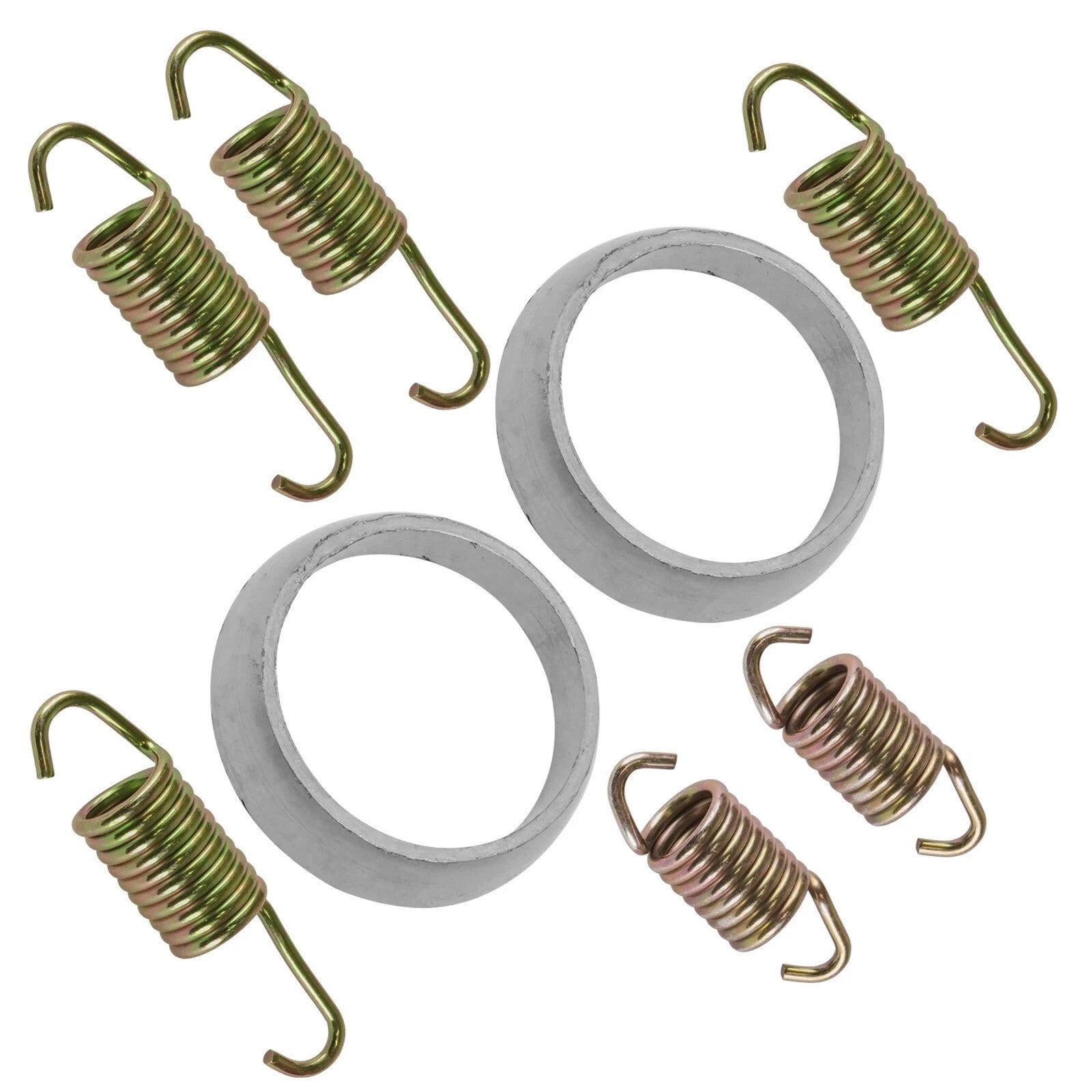 Caltric Exhaust Muffler Gasket and Spring For Polaris Xplorer 400 4x4 1999-2002