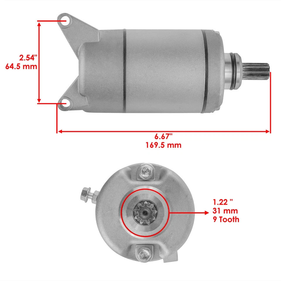 Starter for Yamaha V Star 650 Classic XVS650 XVS 650 1998 1999 2000 2001-2010