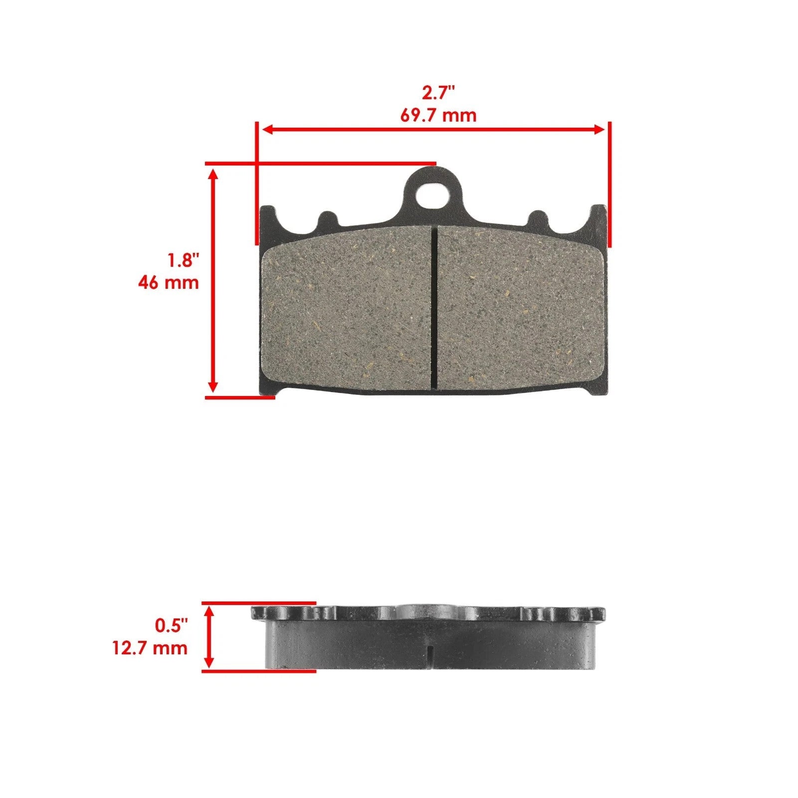 Front Rear Brake Pads for Suzuki VL1500 Vl 1500 Intruder 1500 2002-2004