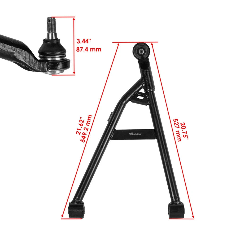 Caltric 51360-HL4-F00ZB 51360-HL4-A00 Front A-Arm For Honda Lower Left