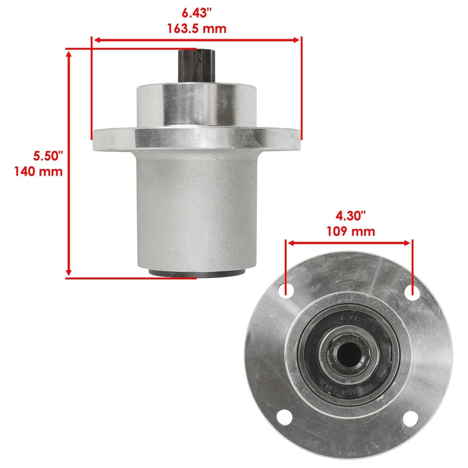 54" Deck Spindle Blade for Hustler FasTrak SD / Z4 / Sport / Trimstar / 783506