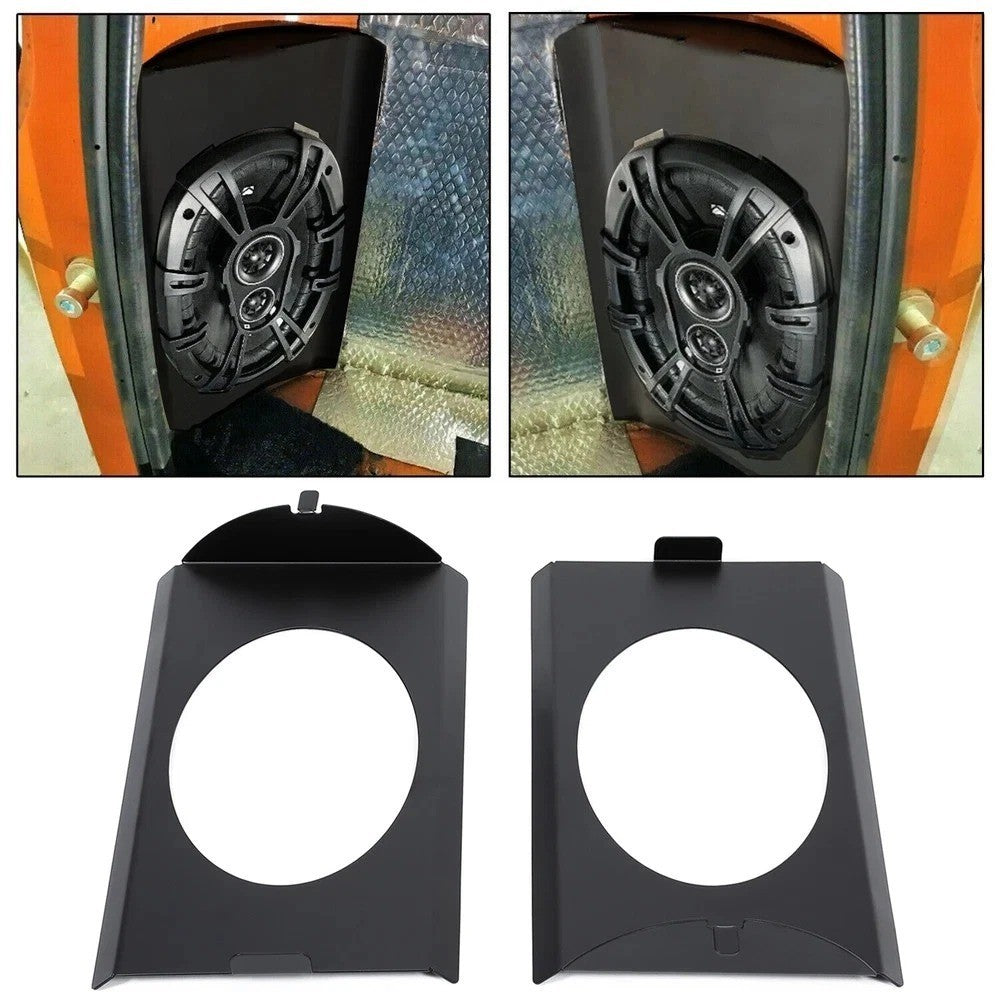 Behind Seat Speaker Brackets Square body 6×9 Speakers NEW for 73-87 Chevy C10