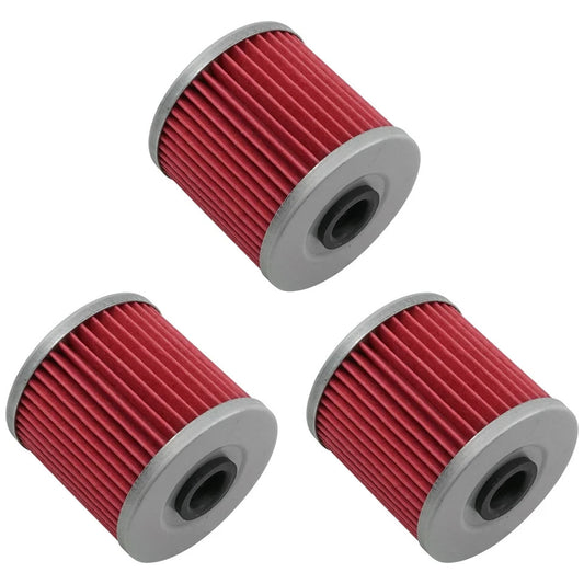 3 Pack Oil Filter for Kawasaki KLR650 KLR-650 KLR 650 1987-2018 16099-004