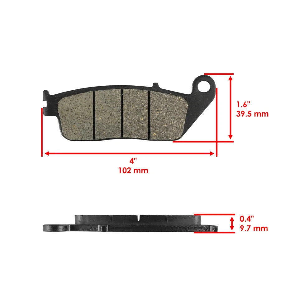 Front Brake Pads for Honda VT750DC Shadow Spirit 750 2001 2002 2003 2004-2009