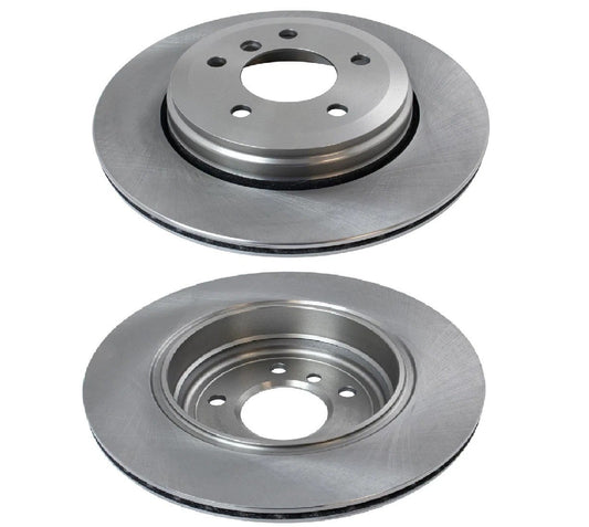 Rear Brake Rotors Set For 2004-2007 BMW 525i 2008-2010 528i 530i