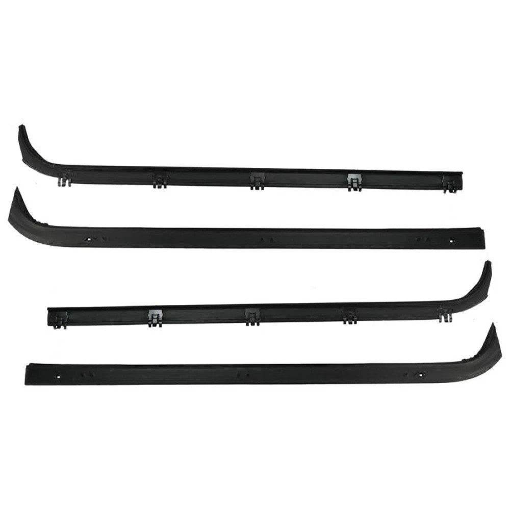 Door & Window Run Channel Sweep Felt Front Seal Kit for 80-86 Ford Pickup Truck