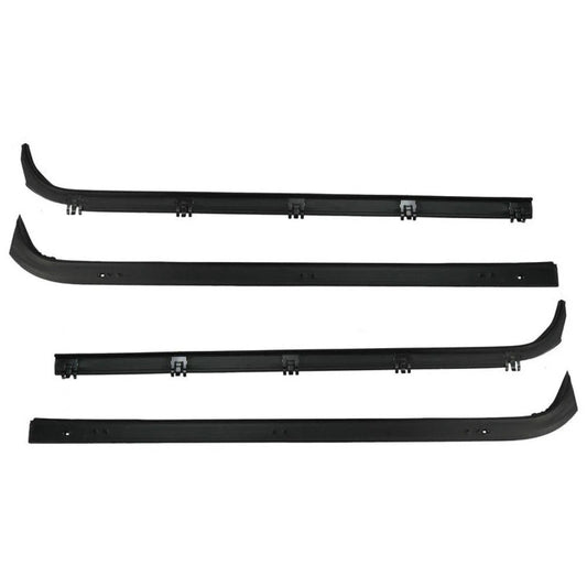 Door & Window Run Channel Sweep Felt Front Seal Kit for 80-86 Ford Pickup Truck