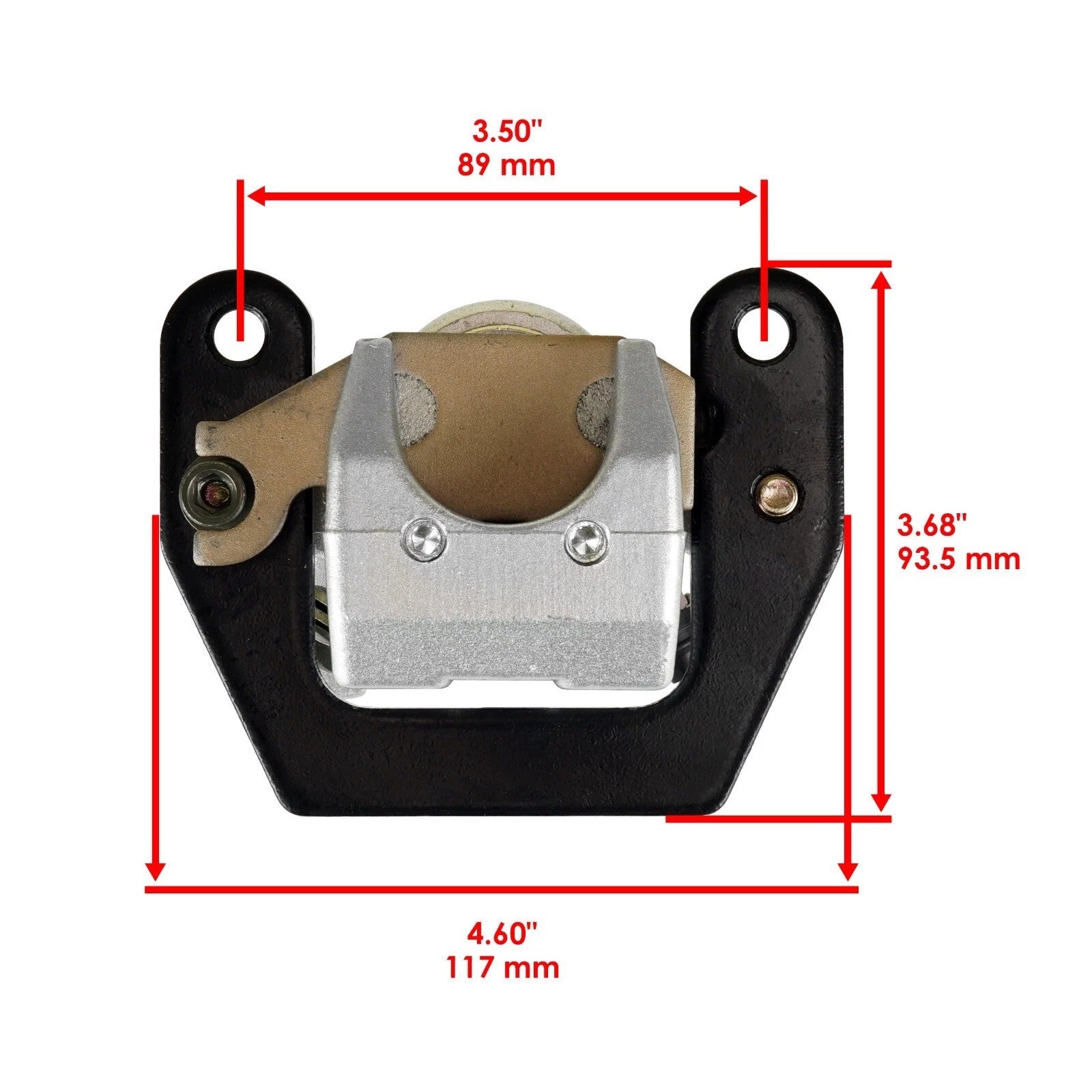 Rear Brake Caliper W/Pads for Yamaha Rhino 450 YXR450 4X4 2006 2007 2008 2009