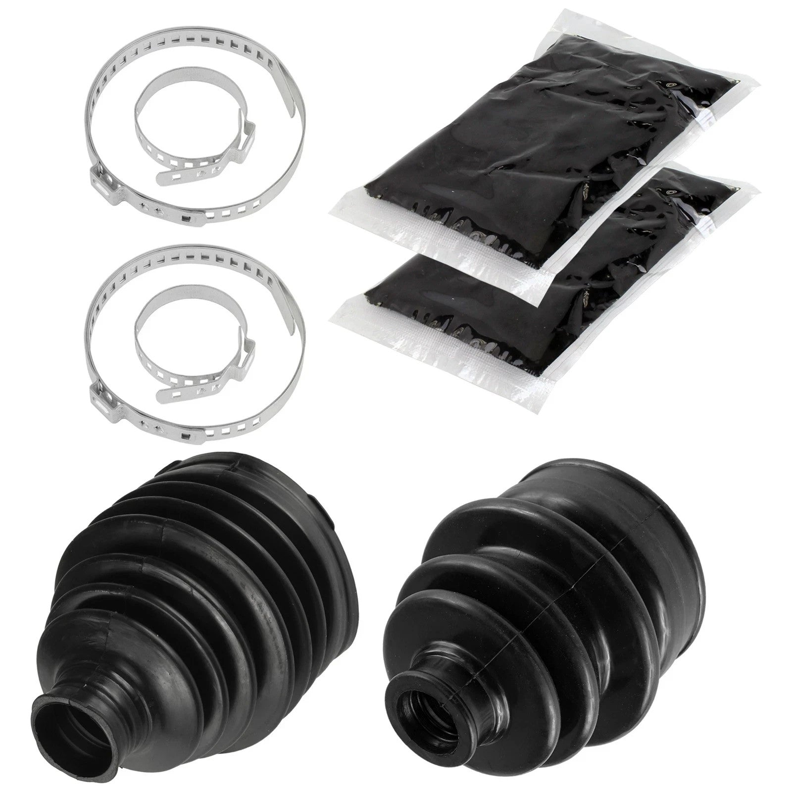 Front Axle Outer And Inner CV Boot Kit for Yamaha Grizzly 700 YFM700 4X4 09-15