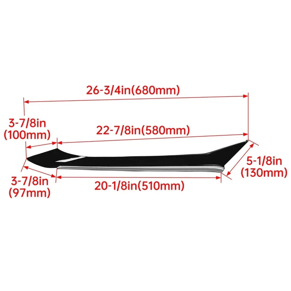 Rear Left Side Pillar Molding Trim For NISSAN MAXIMA 2016-2021 #78873-9DJ1A